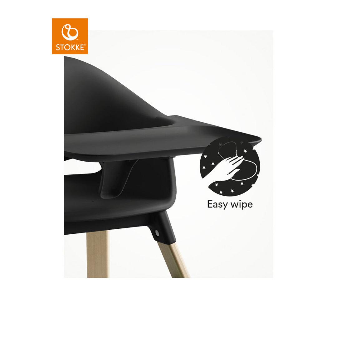 Stokke Clikk Highchair - Black/Natural-Highchairs- | Natural Baby Shower