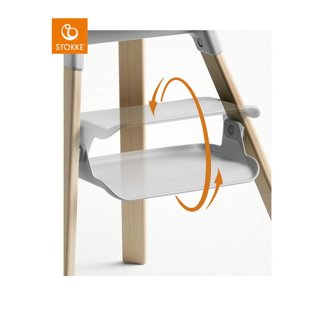 Stokke Clikk Highchair - Cloud Grey-Highchairs- | Natural Baby Shower