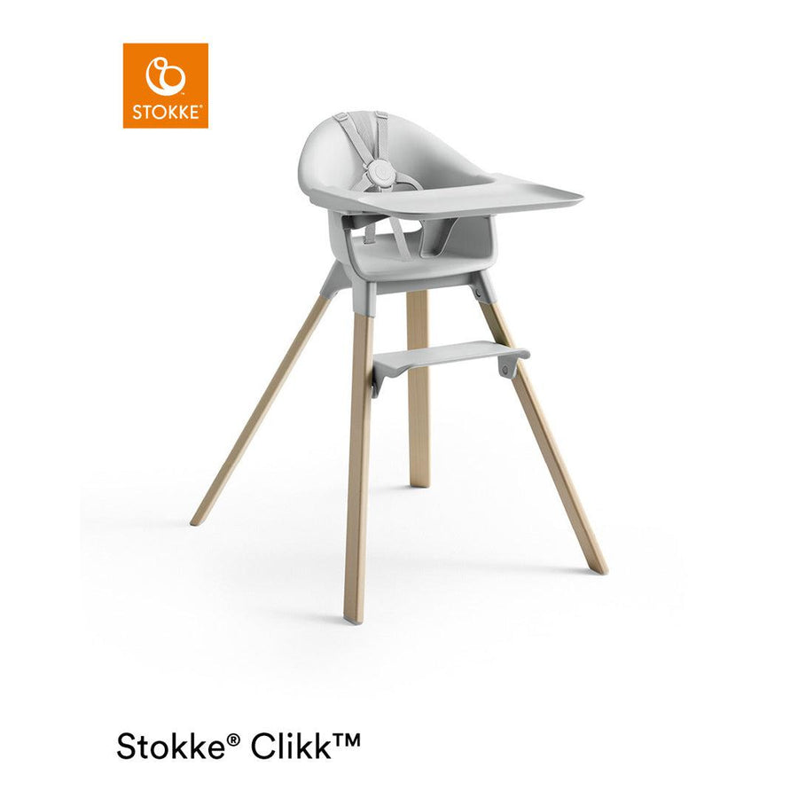 Stokke Clikk Highchair - Cloud Grey-Highchairs- | Natural Baby Shower