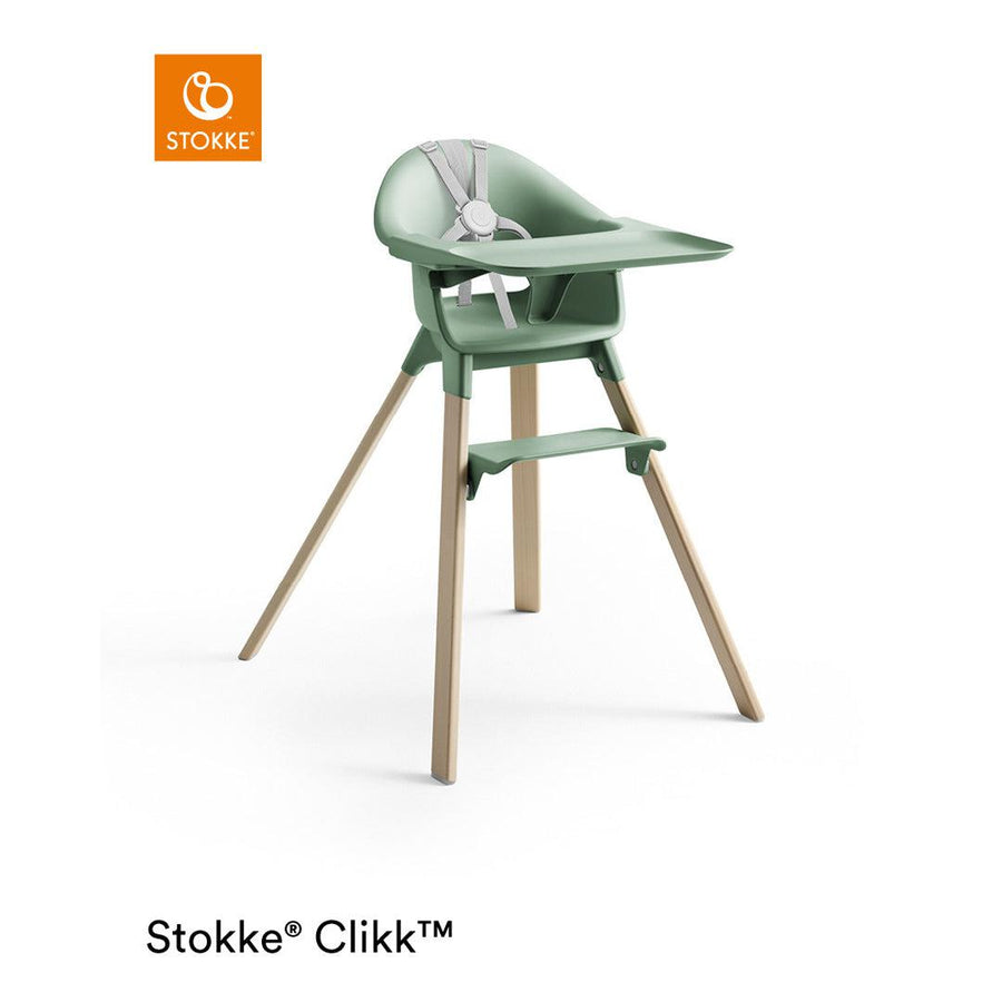 Stokke Clikk Highchair - Clover Green-Highchairs- | Natural Baby Shower