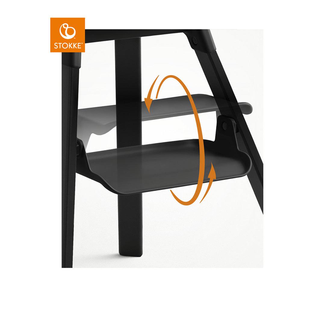 Stokke Clikk Highchair - Midnight Black-Highchairs- | Natural Baby Shower
