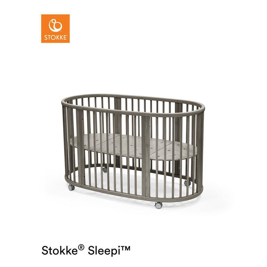 Stokke Sleepi V3 Bed - Hazy Grey-Cot Beds-No Mattress- | Natural Baby Shower