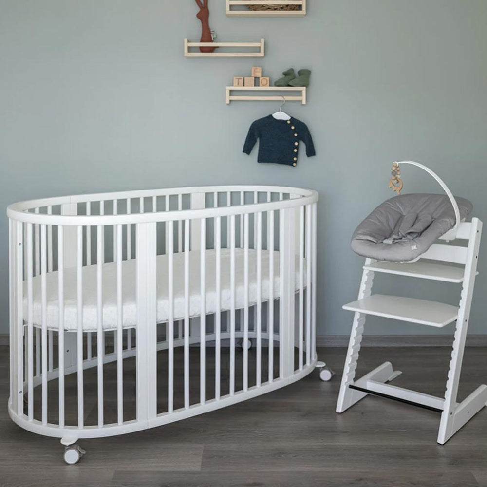 Stokke Sleepi V3 Bed - White-Cot Beds-No Mattress- | Natural Baby Shower