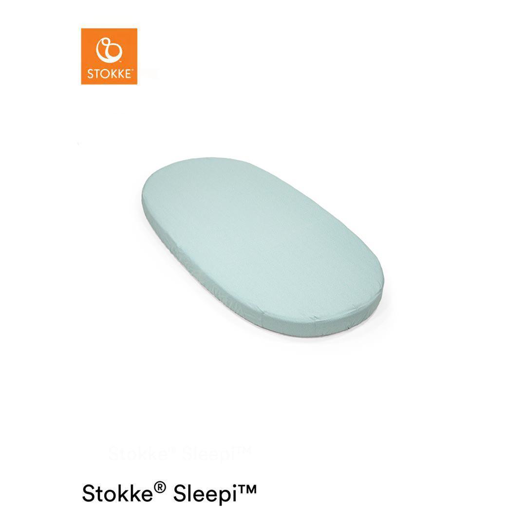 Stokke Sleepi V3 Fitted Sheet - Dots / Sage-Sheets- | Natural Baby Shower