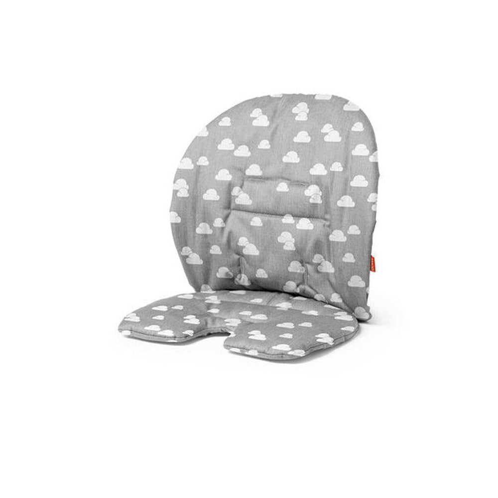 Stokke Steps Chair Baby Set Cushion - Grey Clouds-Highchair Accessories- | Natural Baby Shower