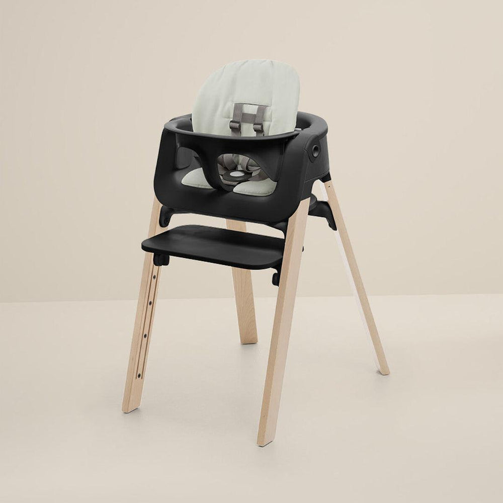 Stokke Steps Chair Bundle - Black/Natural-Highchairs- | Natural Baby Shower