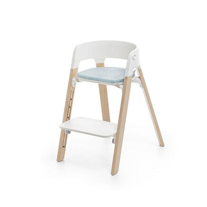 Stokke Steps Chair Cushion - Jade Twill-Highchair Accessories- | Natural Baby Shower