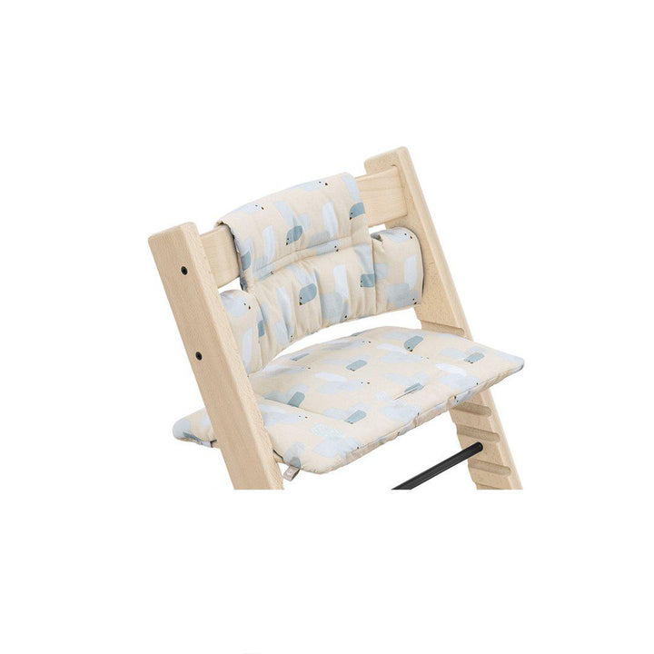 Stokke Tripp Trapp Classic Cushion - Birds Blue-Highchair Accessories-Birds Blue- | Natural Baby Shower