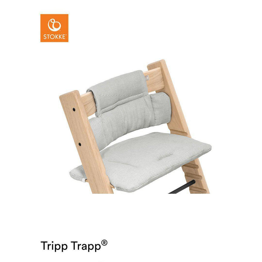 Stokke Tripp Trapp Classic Cushion - Nordic Grey-Highchair Accessories-Nordic Grey- | Natural Baby Shower