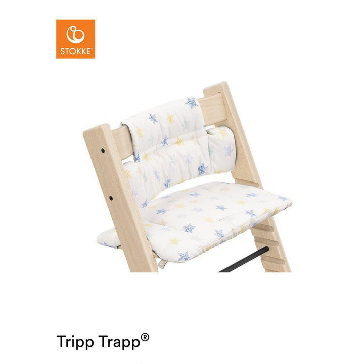 Stokke Tripp Trapp Classic Cushion - Stars Multi-Highchair Accessories-Stars Multi- | Natural Baby Shower