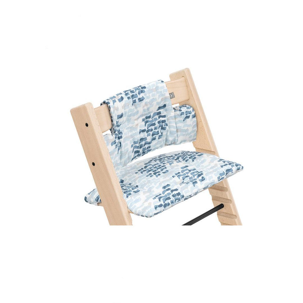 Stokke Tripp Trapp Classic Cushion - Waves Blue-Highchair Accessories- | Natural Baby Shower