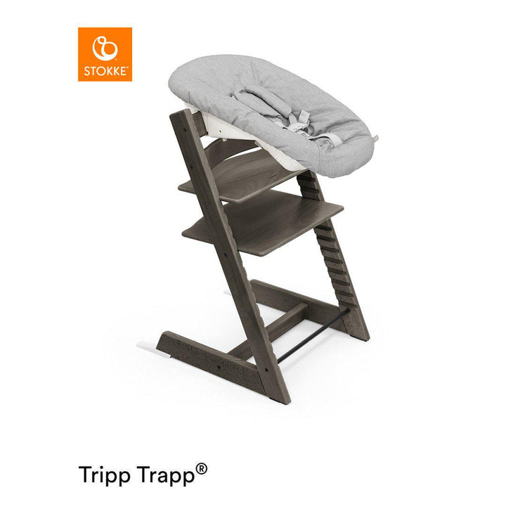 Stokke Tripp Trapp Highchair + Newborn Set-Highchairs-Hazy Grey- | Natural Baby Shower