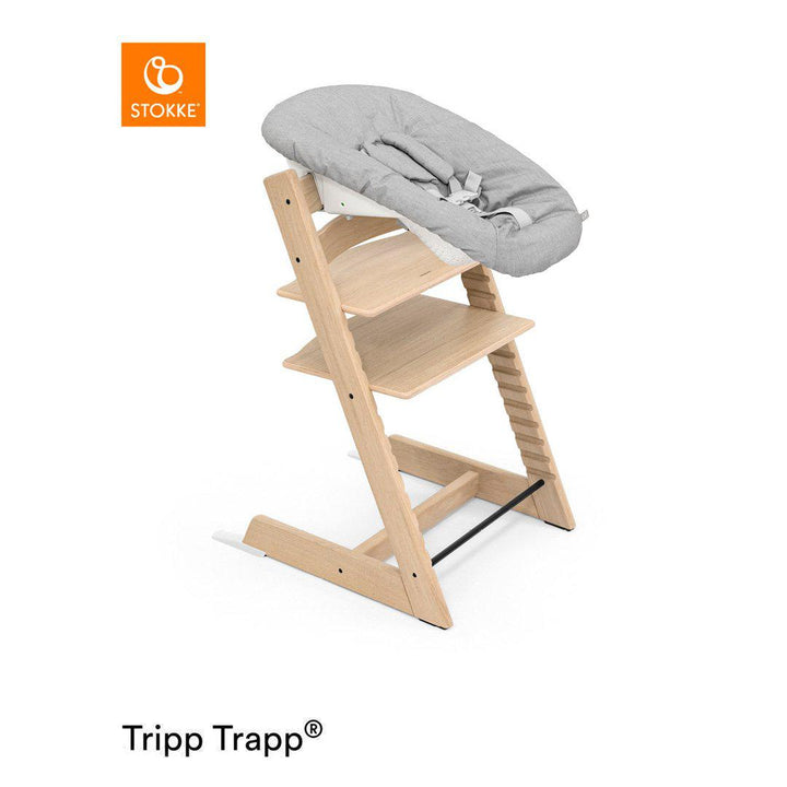 Stokke Tripp Trapp Highchair + Newborn Set-Highchairs-Oak Natural- | Natural Baby Shower