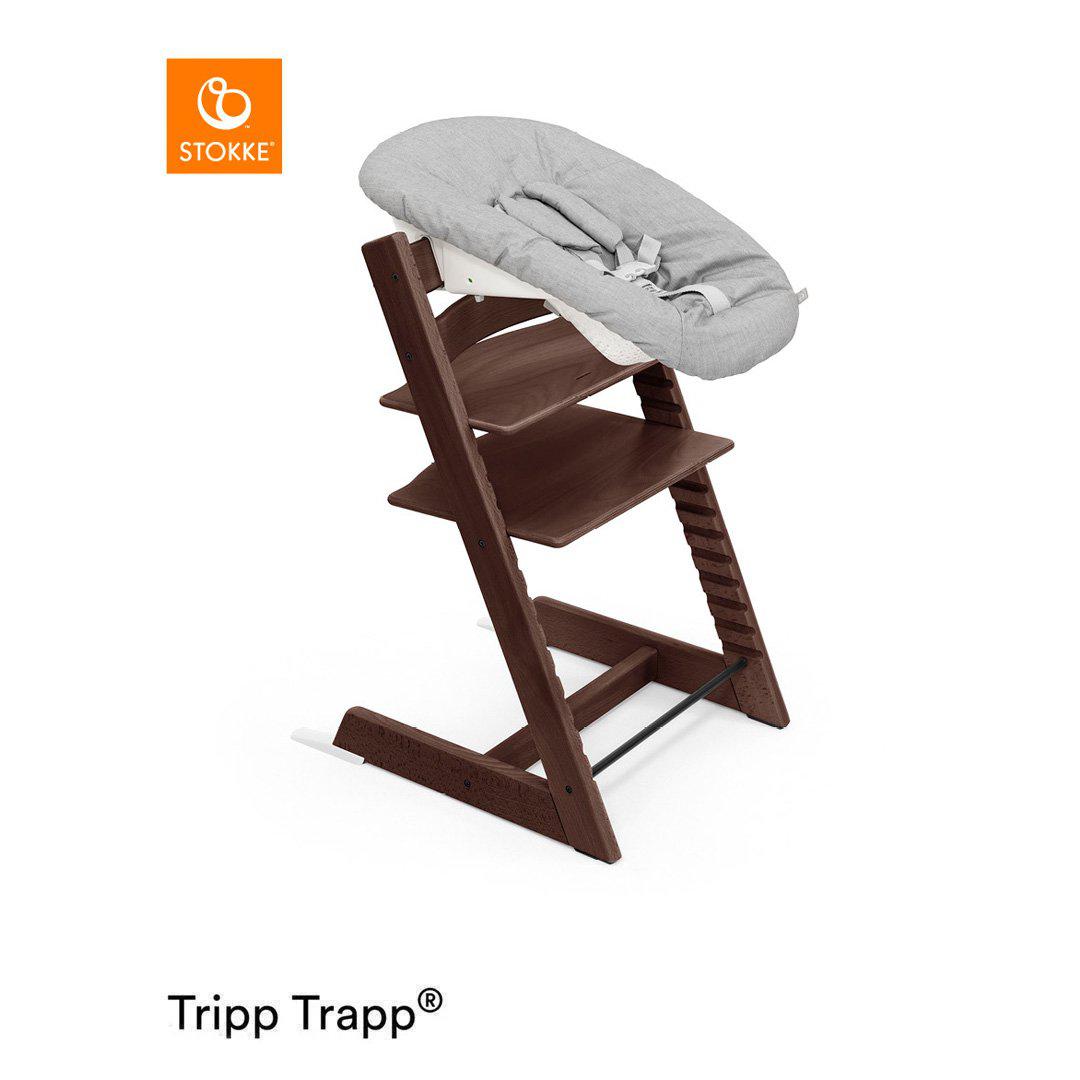 Stokke Tripp Trapp Highchair + Newborn Set-Highchairs-Walnut- | Natural Baby Shower