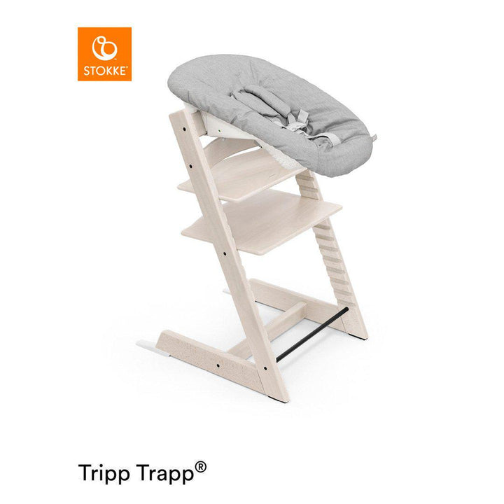 Stokke Tripp Trapp Highchair + Newborn Set-Highchairs-Whitewash- | Natural Baby Shower