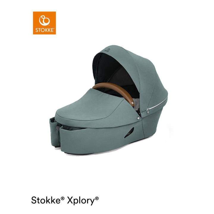 Stokke Xplory X Carrycot - Cool Teal-Carrycots-Cool Teal- | Natural Baby Shower