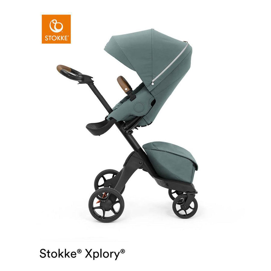 Stokke Xplory X Pushchair - Cool Teal-Strollers-Cool Teal-No Carrycot | Natural Baby Shower