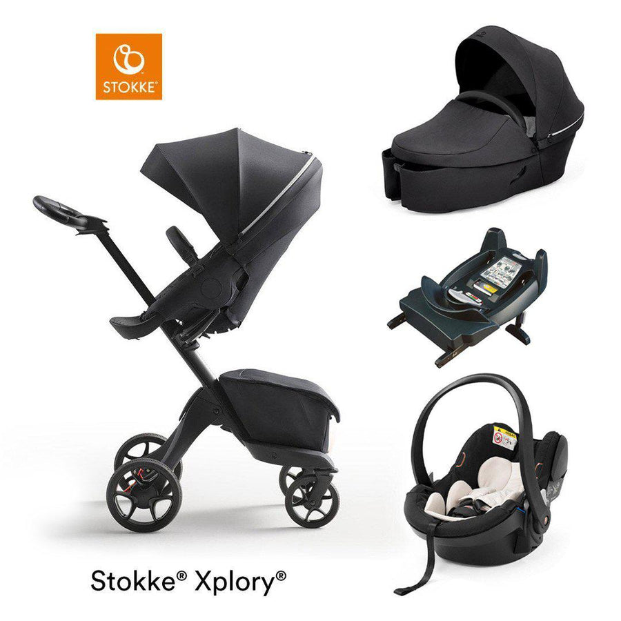 Stokke Xplory X BeSafe Travel System - Rich Black-Travel Systems- | Natural Baby Shower