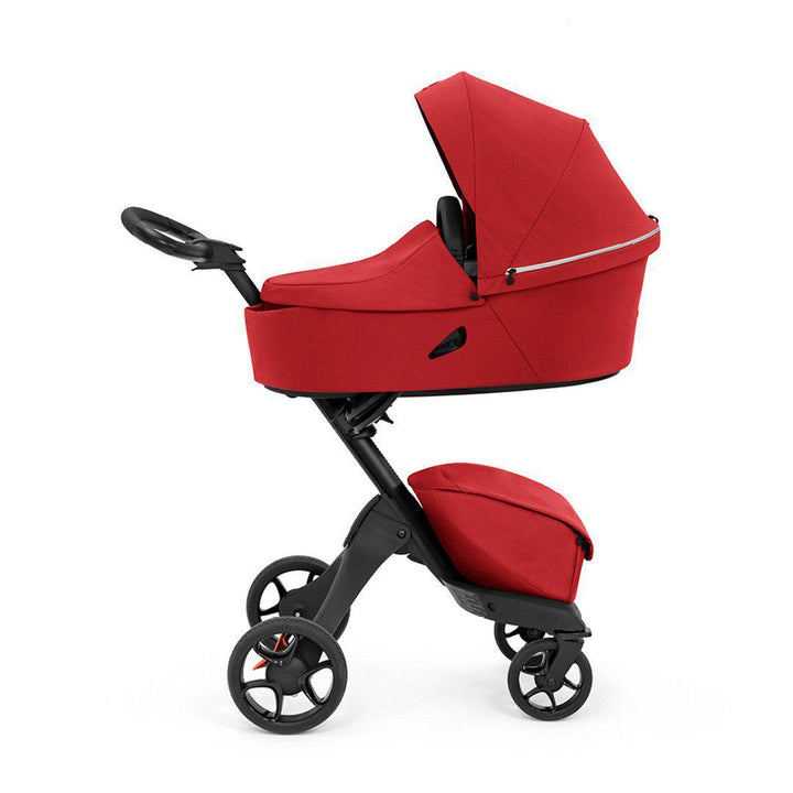 Stokke Xplory X Pushchair - Ruby Red-Strollers-Ruby Red-With Carrycot | Natural Baby Shower