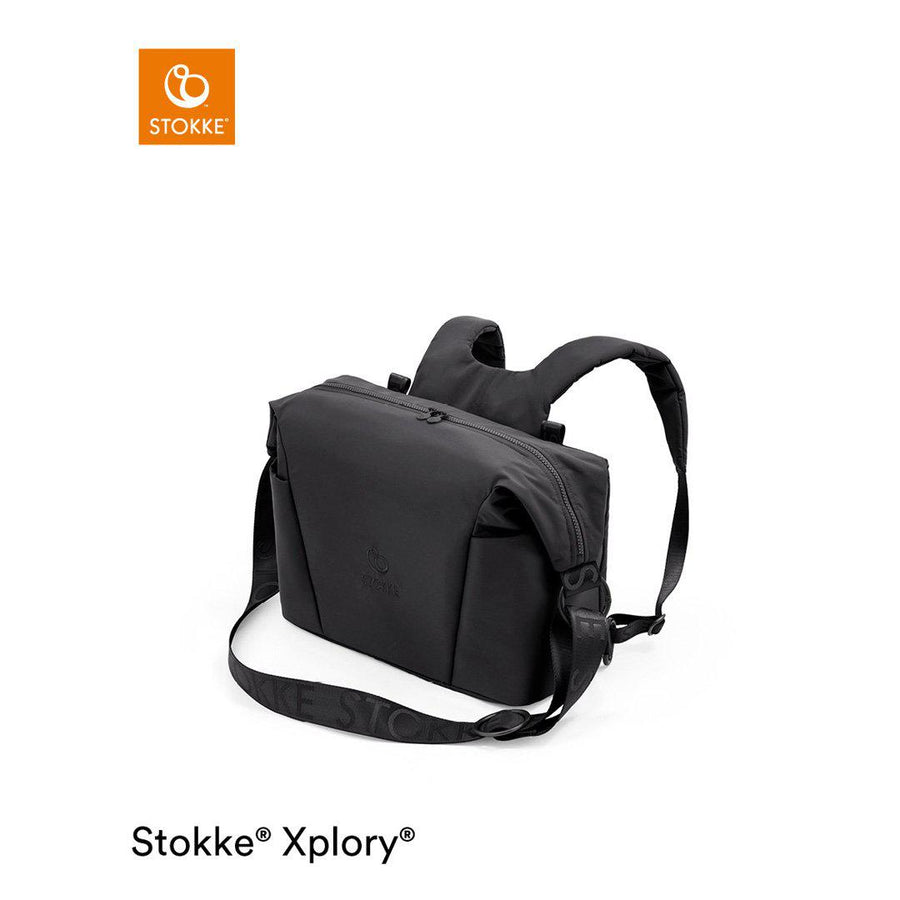 Stokke Xplory X Changing Bag - Rich Black-Changing Bags-Black- | Natural Baby Shower