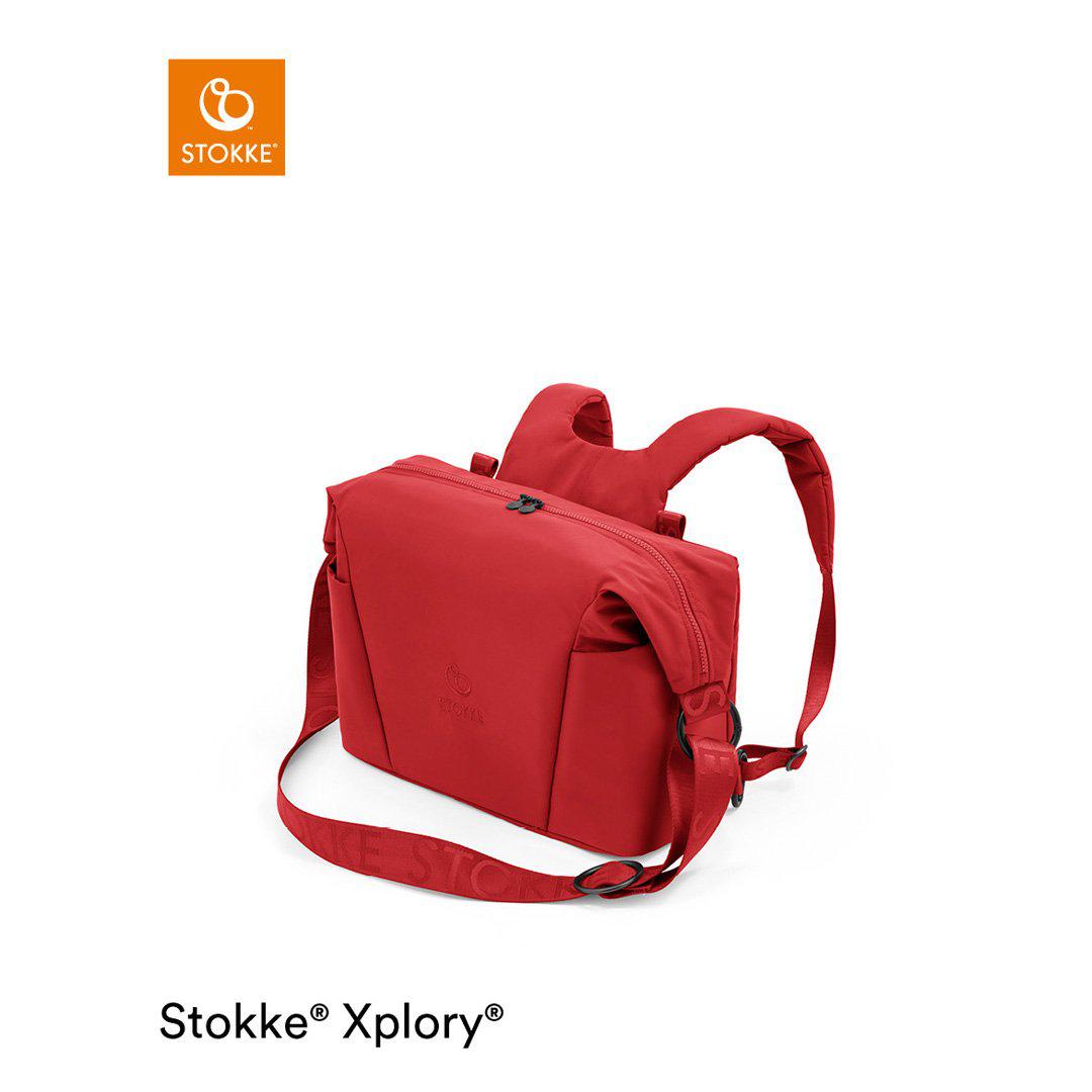 Stokke Xplory X Changing Bag - Ruby Red-Changing Bags-Ruby Red- | Natural Baby Shower