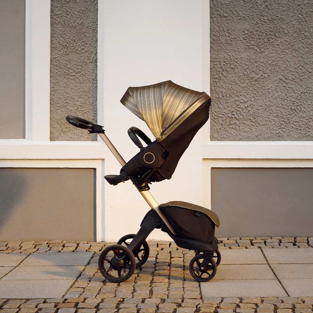 Stokke Xplory X Pushchair - Gold Edition-Strollers- | Natural Baby Shower
