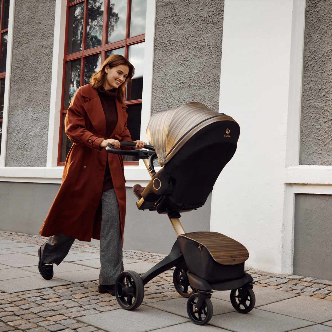 Stokke Xplory X Pushchair - Gold Edition-Strollers- | Natural Baby Shower