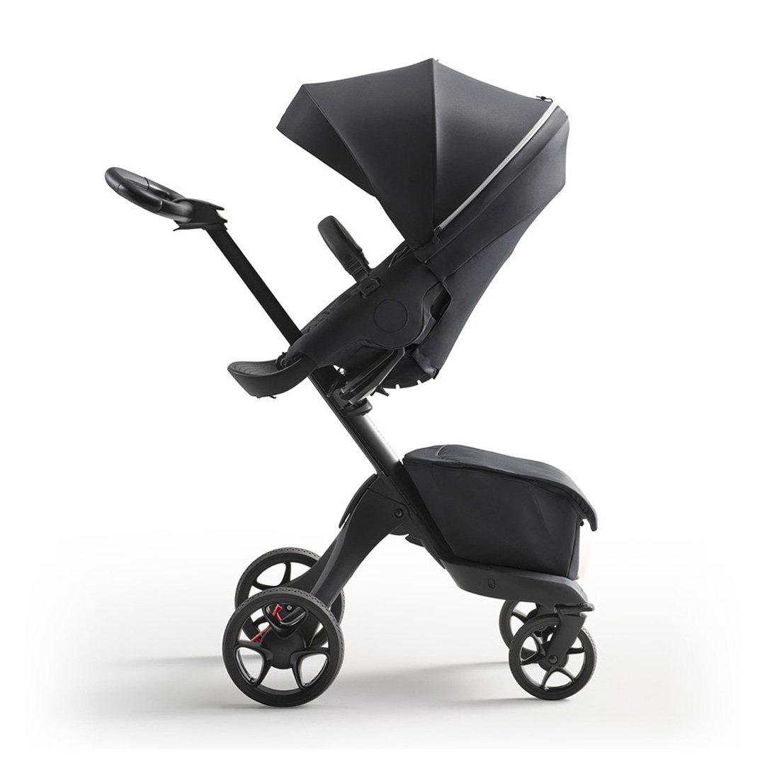 Stokke Xplory X Pushchair - Rich Black-Strollers-Rich Black-No Carrycot | Natural Baby Shower