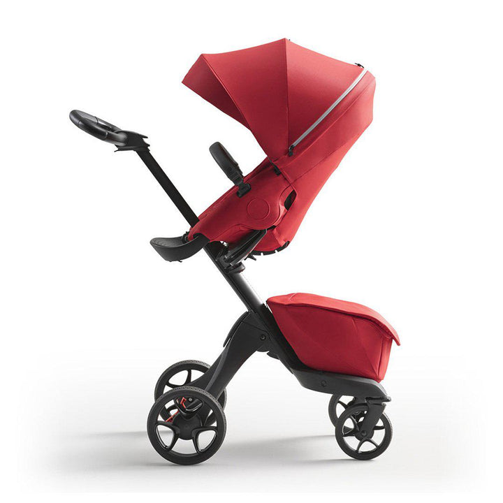 Stokke Xplory X Pushchair - Ruby Red-Strollers-Ruby Red-No Carrycot | Natural Baby Shower
