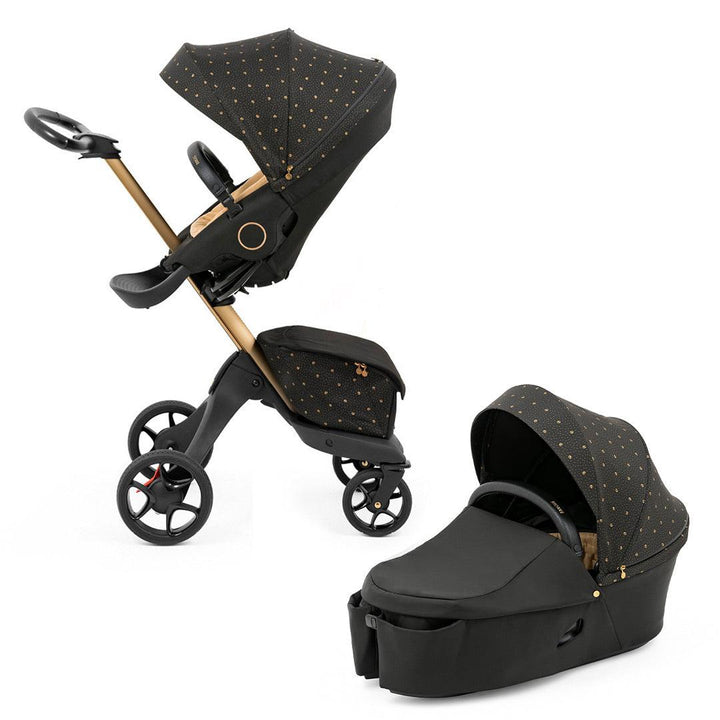 Stokke Xplory X Pushchair - Signature Black-Strollers-Signature Black-With Carrycot | Natural Baby Shower