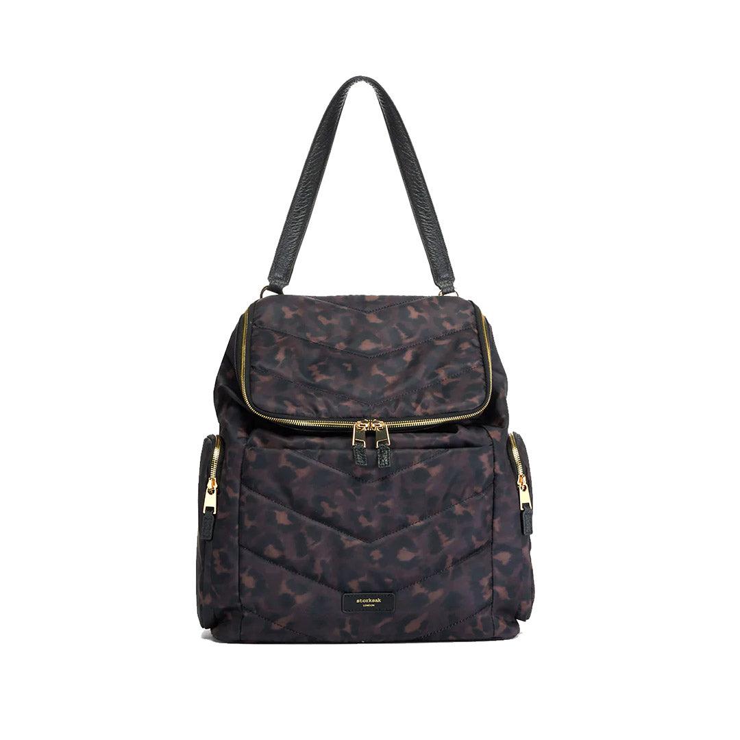 Storksak Alyssa Changing Backpack - Leopard-Changing Bags- | Natural Baby Shower
