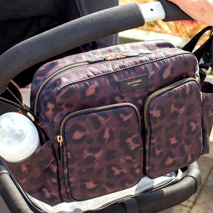 Storksak Stroller Organiser - Leopard-Stroller Organisers- | Natural Baby Shower