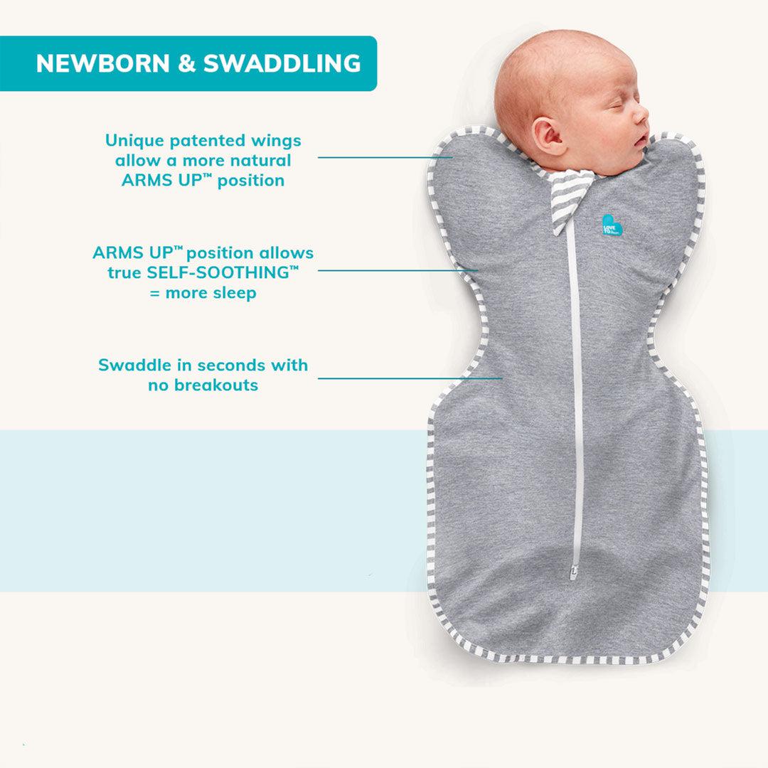 Love to Dream Swaddle Up Extra Warm - 3.5 TOG - White-Swaddling Wraps-White-S | Natural Baby Shower