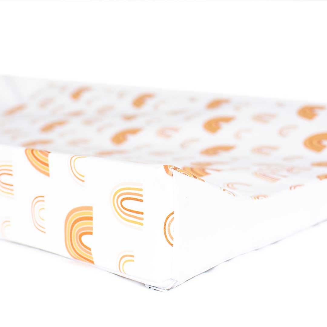 The Little Bumble Co. Anti Roll Changing Mat - Boho Rainbow-Changing Mats- | Natural Baby Shower