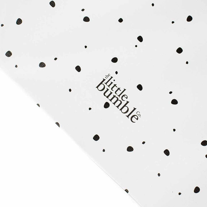The Little Bumble Co. Anti Roll Changing Mat - Mini Dots - Black-Changing Mats- | Natural Baby Shower