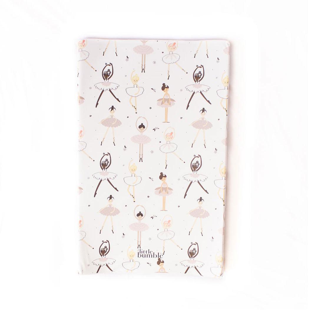 The Little Bumble Co. Anti Roll Changing Mat - Pink Ballerinas-Changing Mats- | Natural Baby Shower