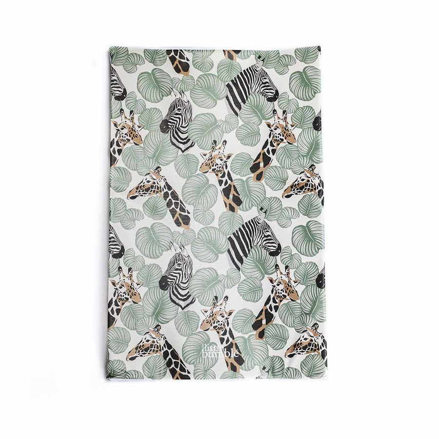 The Little Bumble Co. Anti Roll Changing Mat - Safari - Green-Changing Mats- | Natural Baby Shower