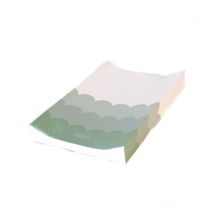 The Little Bumble Co. Anti Roll Changing Mat - Scallops - Sage-Changing Mats- | Natural Baby Shower