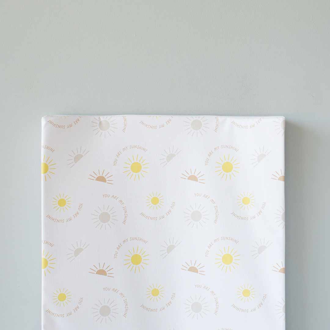 The Little Bumble Co. Anti Roll Changing Mat - You Are My Sunshine-Changing Mats- | Natural Baby Shower