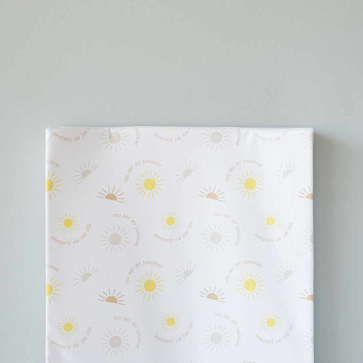 The Little Bumble Co. Anti Roll Changing Mat - You Are My Sunshine-Changing Mats- | Natural Baby Shower