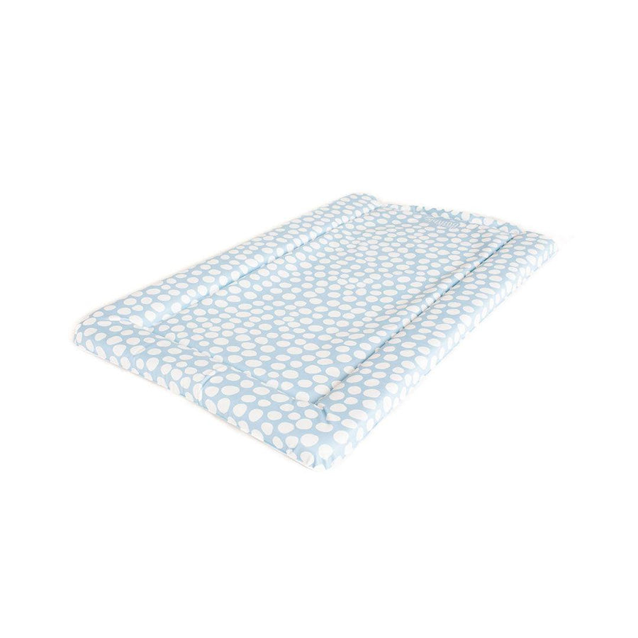 The Little Bumble Co. Standard Changing Mat - Dotty - White + Blue-Changing Mats- | Natural Baby Shower