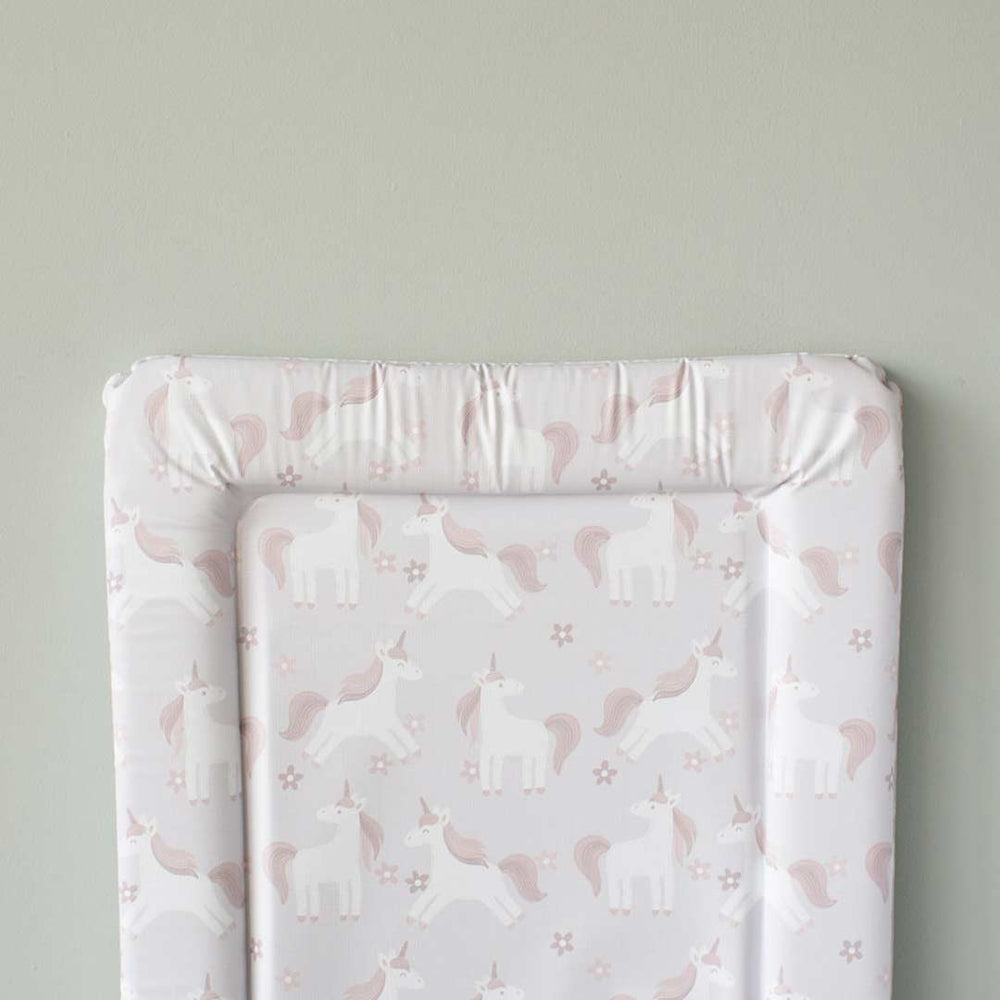 The Little Bumble Co. Standard Changing Mat - Pink Unicorns-Changing Mats- | Natural Baby Shower