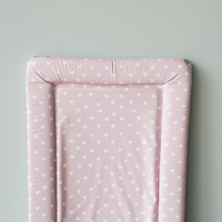 The Little Bumble Co. Standard Changing Mat - White Hearts-Changing Mats- | Natural Baby Shower