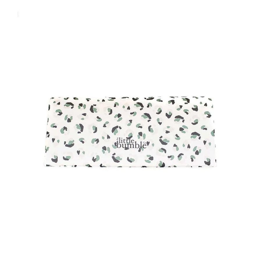 The Little Bumble Co. Travel Changing Mat - Leopard Print - Green-Travel Changing Mats- | Natural Baby Shower