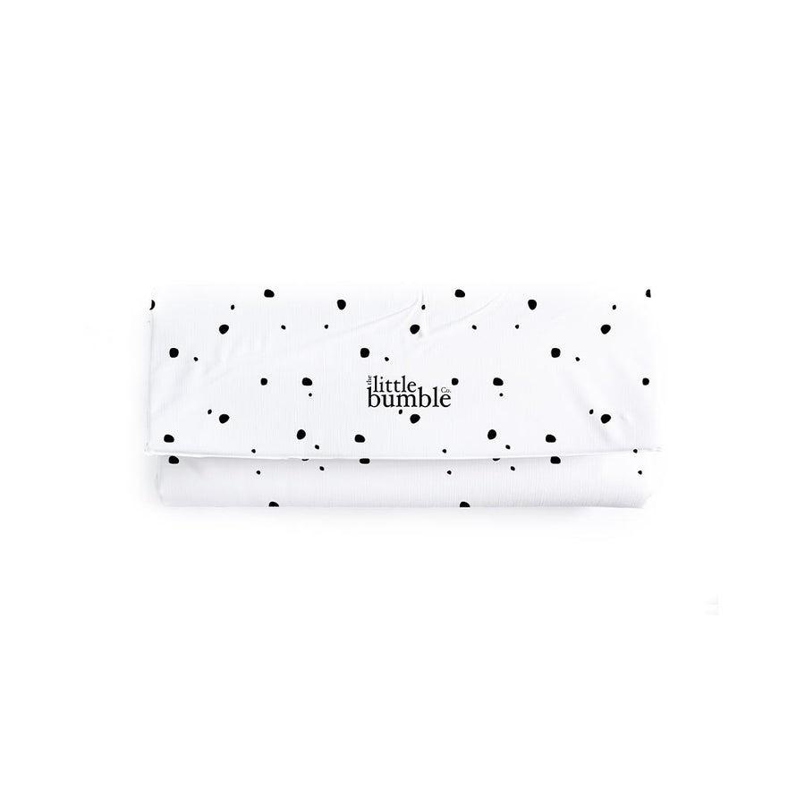 The Little Bumble Co. Travel Changing Mat - Mini Dots - Black-Travel Changing Mats- | Natural Baby Shower