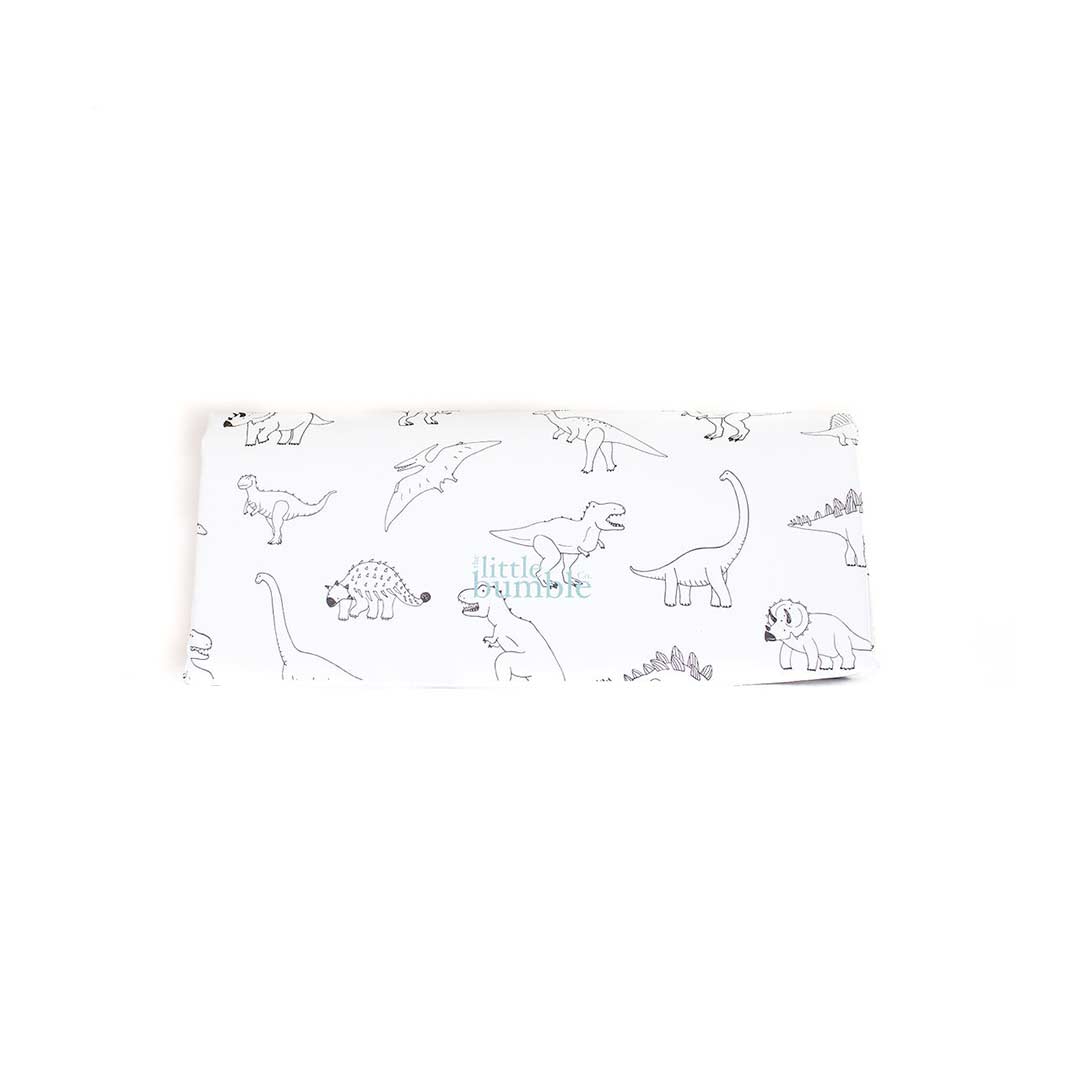 The Little Bumble Co. Travel Changing Mat - Mono Dino-Travel Changing Mats- | Natural Baby Shower