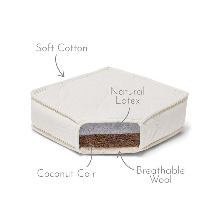 The Little Green Sheep Natural Mattress Extension Piece - SnuzKot-Mattresses- | Natural Baby Shower