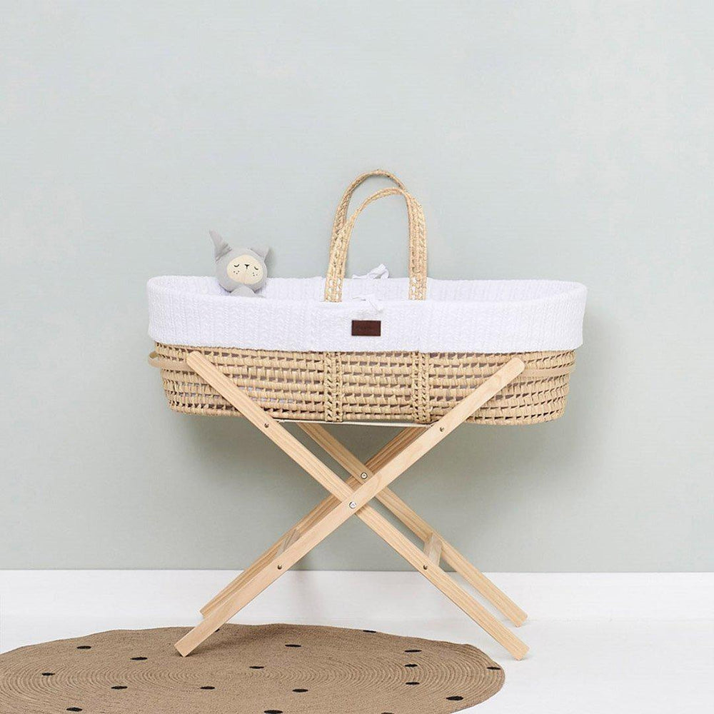 The Little Green Sheep Moses Basket Stand - Natural-Moses Basket Stands- | Natural Baby Shower