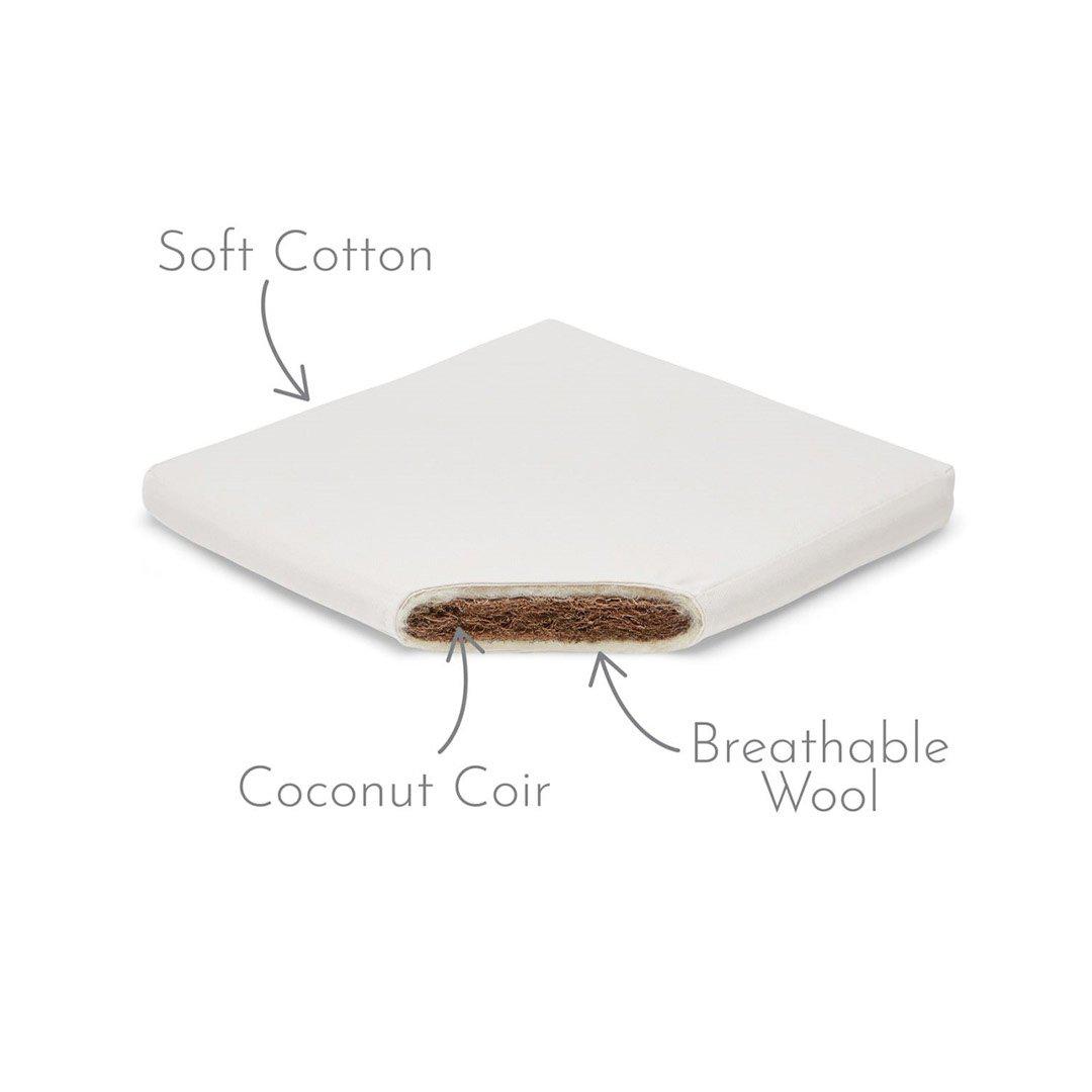 The Little Green Sheep Natural Crib Mattress - Chicco Next2Me-Mattresses- | Natural Baby Shower