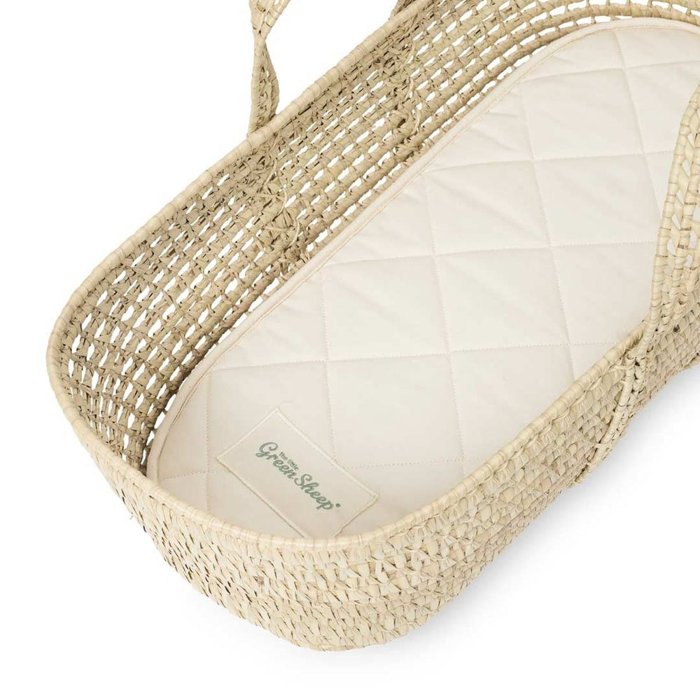 The Little Green Sheep Natural Moses Basket Mattress - Mamas & Papas-Mattresses- | Natural Baby Shower